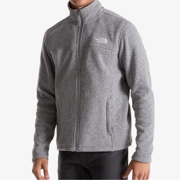 NWT— The North Face Heather Gray Fleece —XXL - Picture 2 of 8